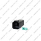 CONNECTEUR 6 VOIES NOIR FEMELLE TYPE DEUTCH
