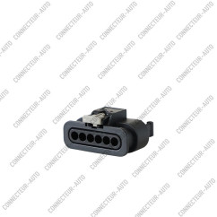 CONNECTEUR 6 VOIES AVEC JOINT BLANC