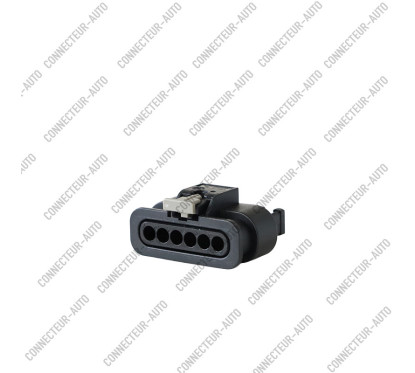 CONNECTEUR 6 VOIES AVEC JOINT BLANC