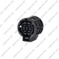 CONNECTEUR ROND 8 VOIES AVEC JOINT ROUGE