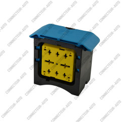 CONNECTEUR NOIR DELPHI 8 VOIES 288 SÉCURITÉ BLEU