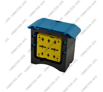 CONNECTEUR NOIR DELPHI 8 VOIES 288 SÉCURITÉ BLEU