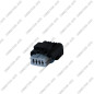 CONNECTEUR 4 VOIES AVCE JOINT BLEU