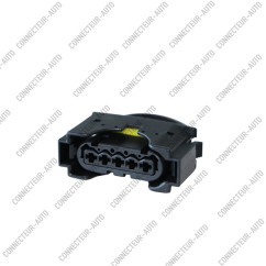 CONNECTEUR 5 VOIES AVEC JOINT JAUNE ET SÉCURITÉ NOIR