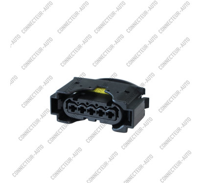 CONNECTEUR 5 VOIES AVEC JOINT JAUNE ET SÉCURITÉ NOIR