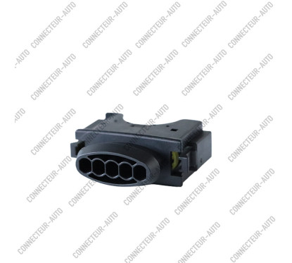 CONNECTEUR 5 VOIES AVEC JOINT JAUNE ET SÉCURITÉ NOIR