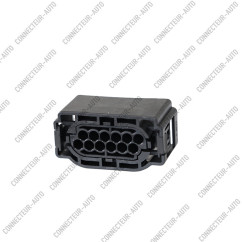 CONNECTEUR 10 VOIES AVEC JOINT BLANC