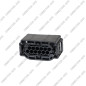 CONNECTEUR 10 VOIES AVEC JOINT BLANC