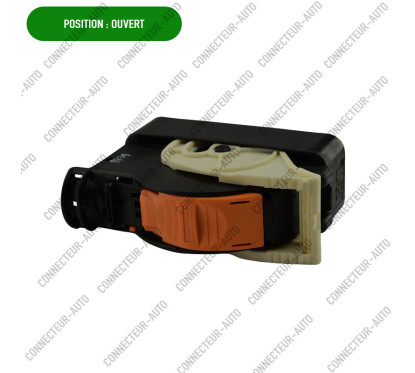 CONNECTEUR ECU ÉTANCHE 46 VOIES NOIR SÉCURITÉ BLANCHE