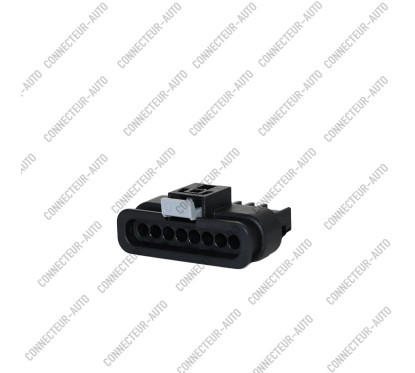CONNECTEUR 8 VOIES AVEC JOINT ET SÉCURITÉ GRIS