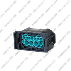 CONNECTEUR 12 VOIES AVEC JOINT BLANC