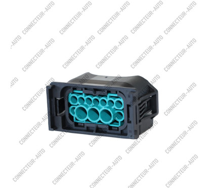 CONNECTEUR 12 VOIES AVEC JOINT BLANC