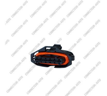 CONNECTEUR 6 VOIES AVEC JOINT ORANGE