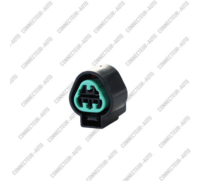 CONNECTEUR 3 VOIES AVEC JOINT ORANGE ET FACE VERT CLAIR