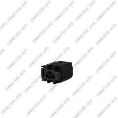 CONNECTEUR 3 VOIES AVEC JOINT BLANC FACE VERTE