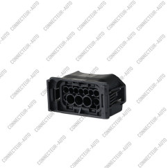 CONNECTEUR 12 VOIES AVEC JOINT BLANC