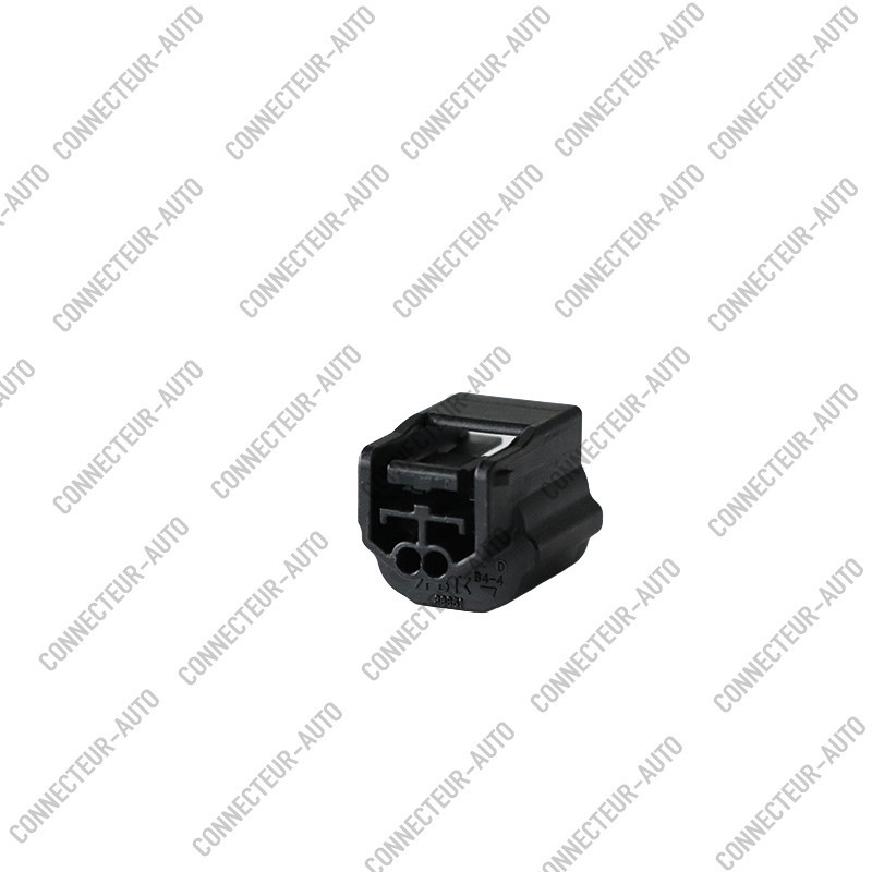 CONNECTEUR 2 VOIES AVEC VERROU BLANC