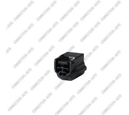 CONNECTEUR 2 VOIES AVEC VERROU BLANC