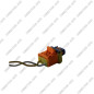 CONNECTEUR 2 VOIES AVEC VERROU ORANGE