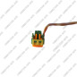 CONNECTEUR 2 VOIES AVEC VERROU ORANGE