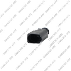 CONNECTEUR 2 VOIES AVEC VERROU ROSE