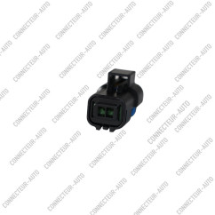 CONNECTEUR 2 VOIES JOINT BLEU