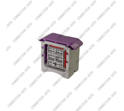 CONNECTEUR GRIS DELPHI 11 VOIES 288 SÉCURITÉ VIOLETTE