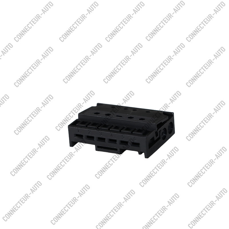 CONNECTEUR 6 VOIES NOIR