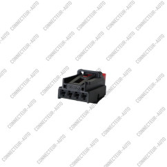 CONNECTEUR 4 VOIES AVEC VERROU ROUGE