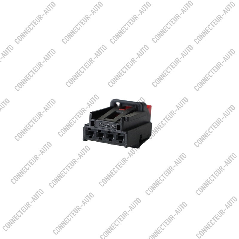 CONNECTEUR 4 VOIES AVEC VERROU ROUGE