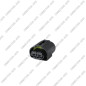 CONNECTEUR 2 VOIES JOINT JAUNE
