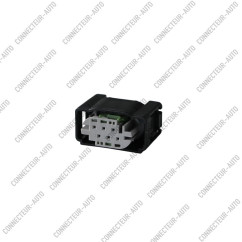 CONNECTEUR 6 VOIES AVEC VERROU VERT