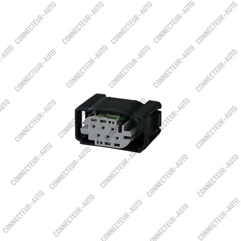 CONNECTEUR 6 VOIES AVEC VERROU VERT