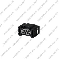 CONNECTEUR 6 VOIES AVEC VERROU VERT