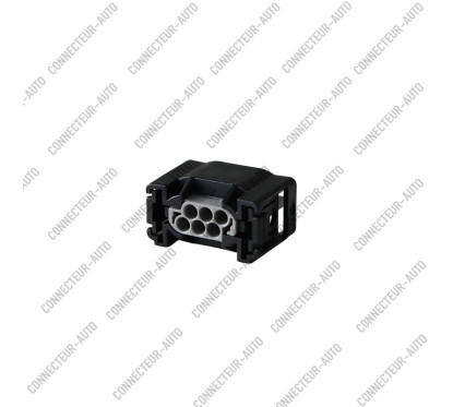 CONNECTEUR 6 VOIES AVEC VERROU VERT