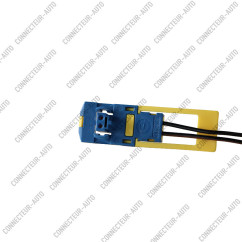 CONNECTEUR DE SÉCURITÉ AVEC VERROU BLEU