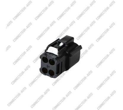 CONNECTEUR FEMELLE 4 VOIES AVEC JOINT ROUGE