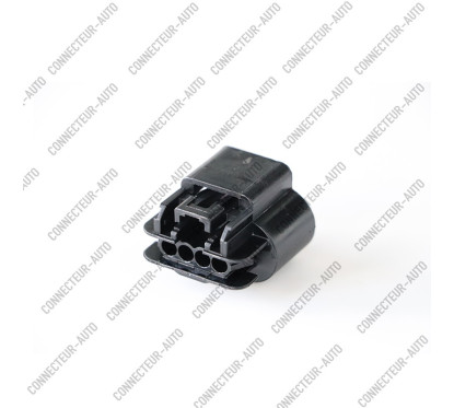 CONNECTEUR FEMELLE 4 VOIES AVEC JOINT VERT ET FACE VIOLETTE