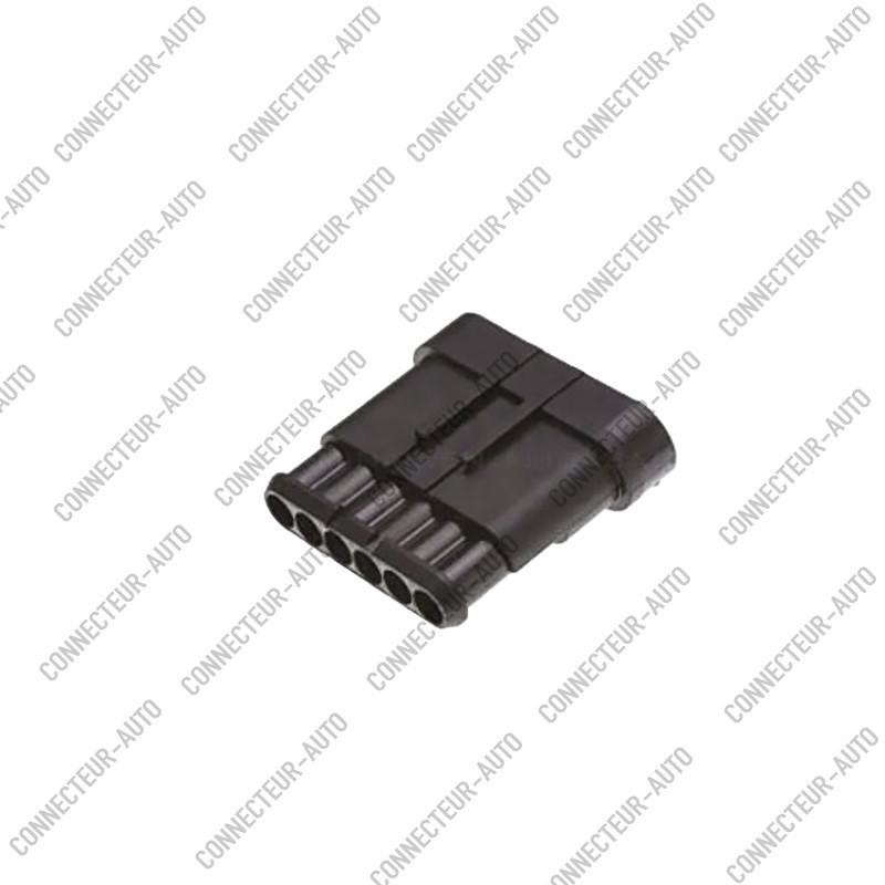 CONNECTEUR ETANCHE 6 VOIES POUR TERMINAL MALE 5PCS