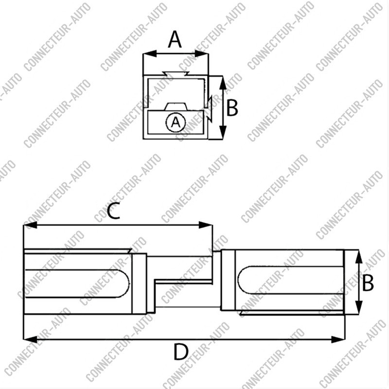 CONNECTEUR DE PUISSANCE ASSEMBLABLE - 180 A