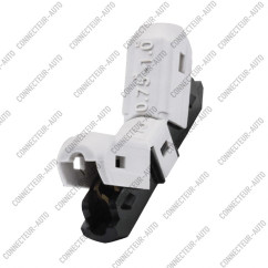 RACCORD RAPIDE AUTODENUDANT BLANC - 3 A - CABLE 0.10 - 0.50 MM2