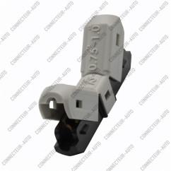 RACCORD RAPIDE AUTODENUDANT GRIS - 10 A - CABLE 0.60 - 1 MM2