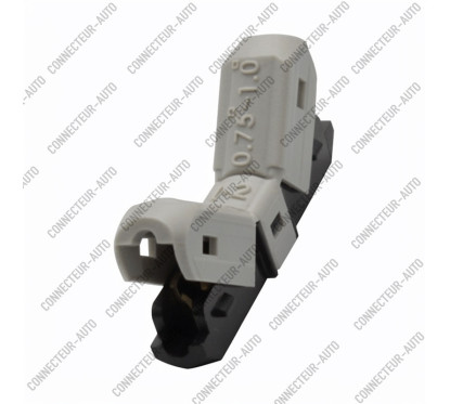 RACCORD RAPIDE AUTODENUDANT GRIS - 10 A - CABLE 0.60 - 1 MM2