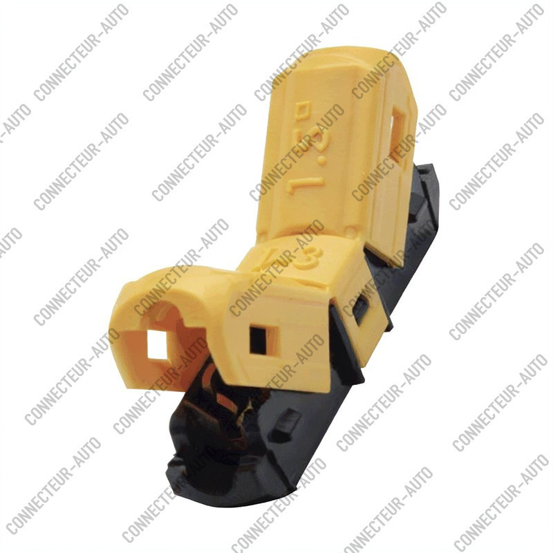 RACCORD RAPIDE AUTODENUDANT JAUNE - 15 A - CABLE 1.25 - 2 MM2