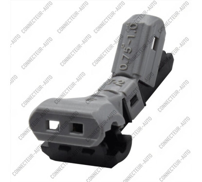 CONNECTEUR RAPIDE DE DERIVATION GRIS - 10A - CABLE 0.60 - 1 MM2