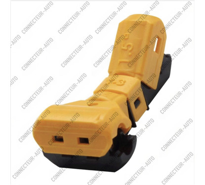 CONNECTEUR RAPIDE DE DERIVATION JAUNE - 15A - CABLE 1.25 - 2 MM2
